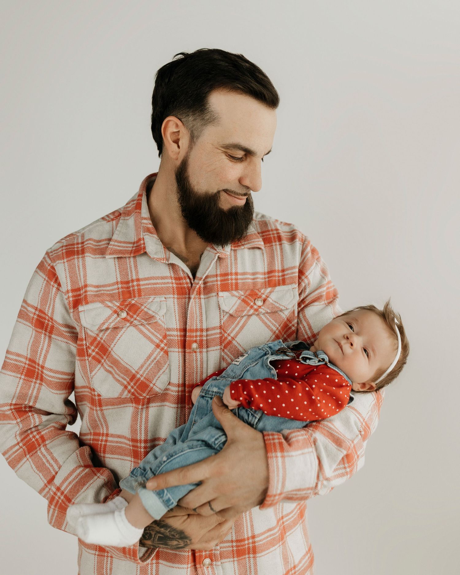 Mini photography session with Catie K Photography in natural light studio