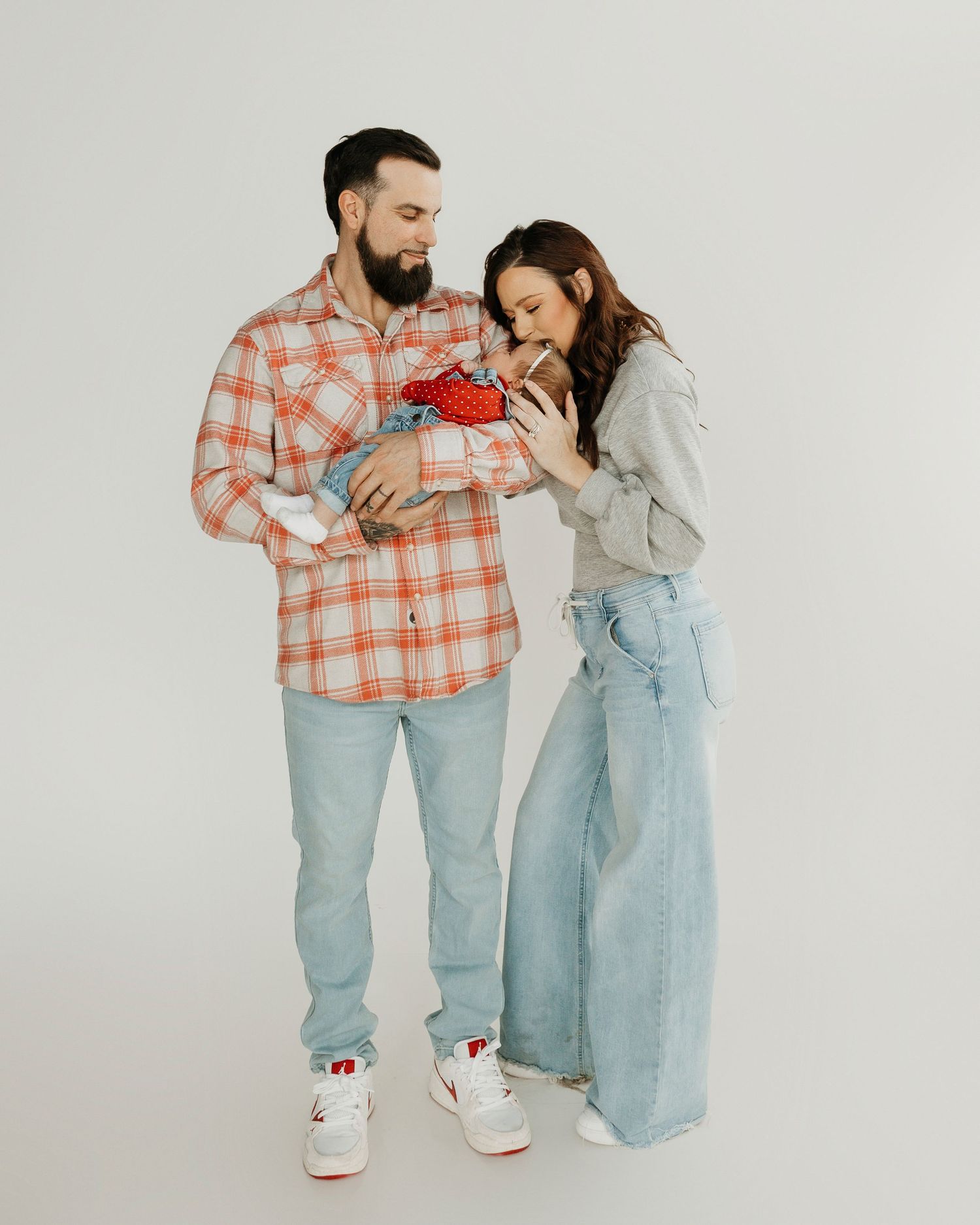 Mini photography session with Catie K Photography in natural light studio