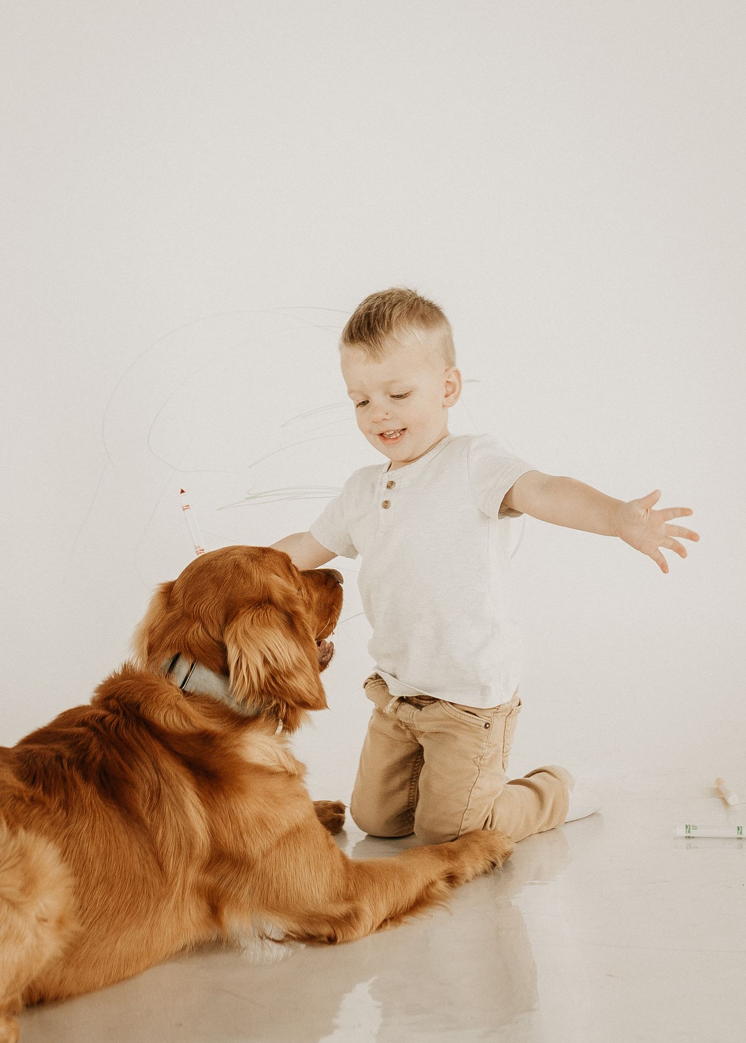 Mini photography session with Catie K Photography in natural light studio