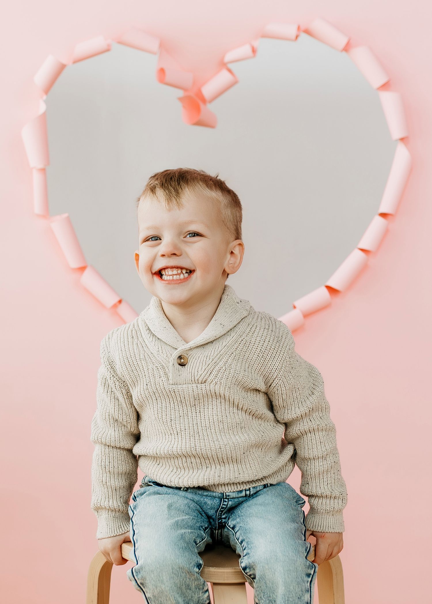 Mini photography session with Catie K Photography in natural light studio