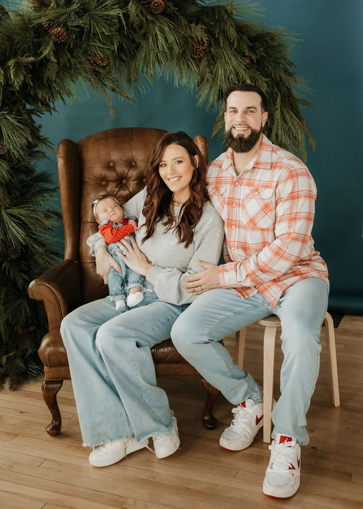 Mini photography session with Catie K Photography in natural light studio