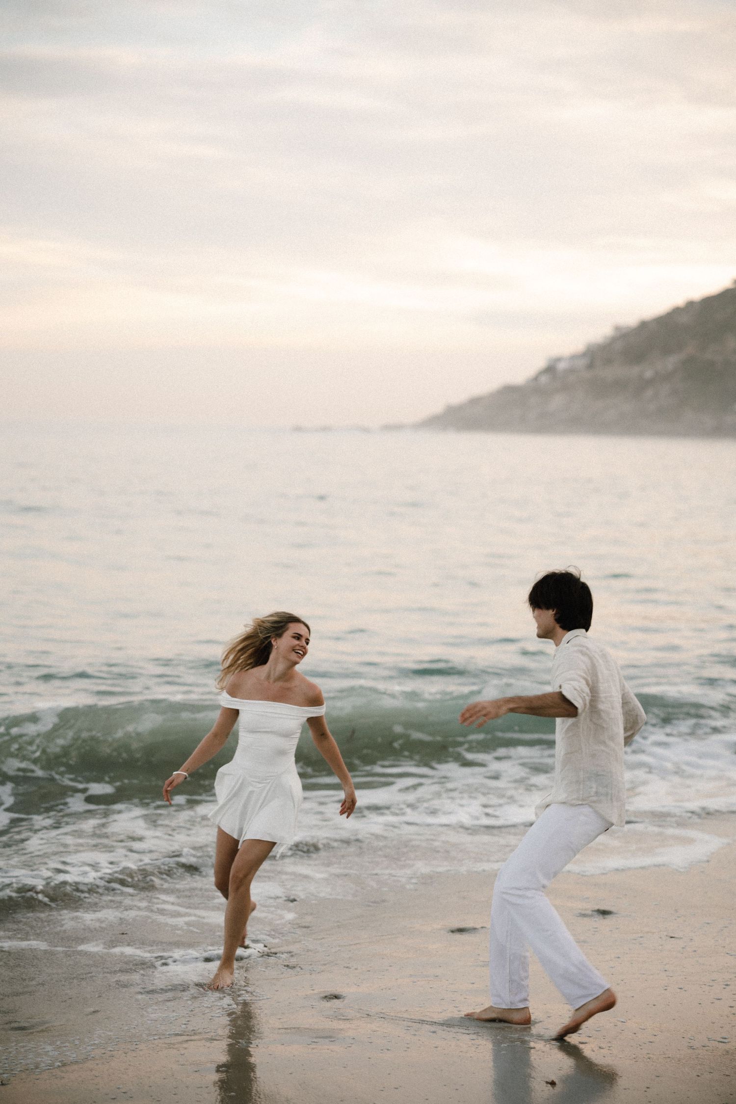couple on the beach in cape town