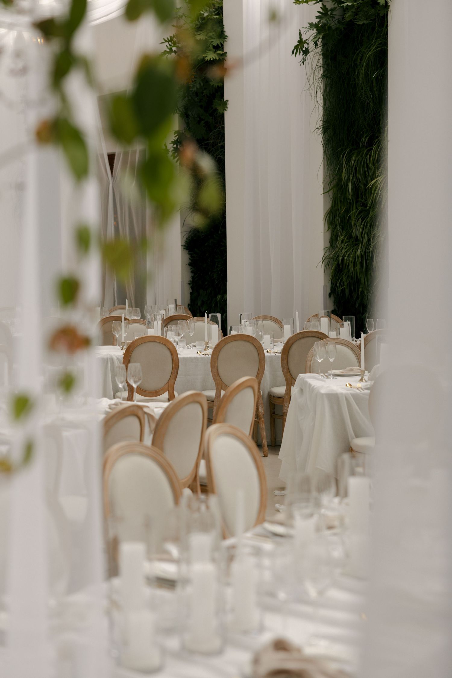 decor setup at greenhouse cafe