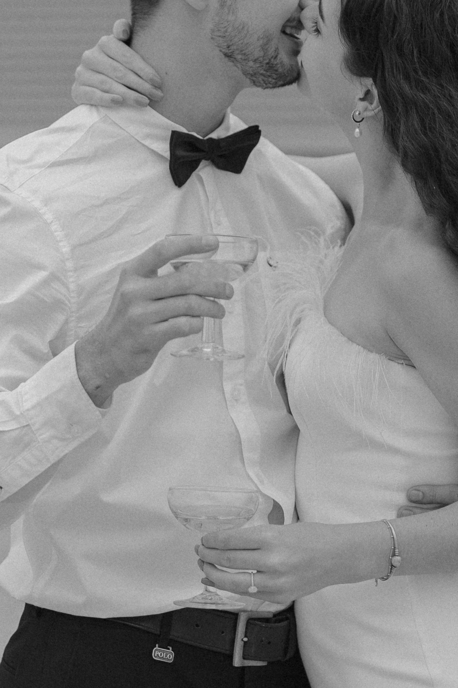 couple intimately posed
