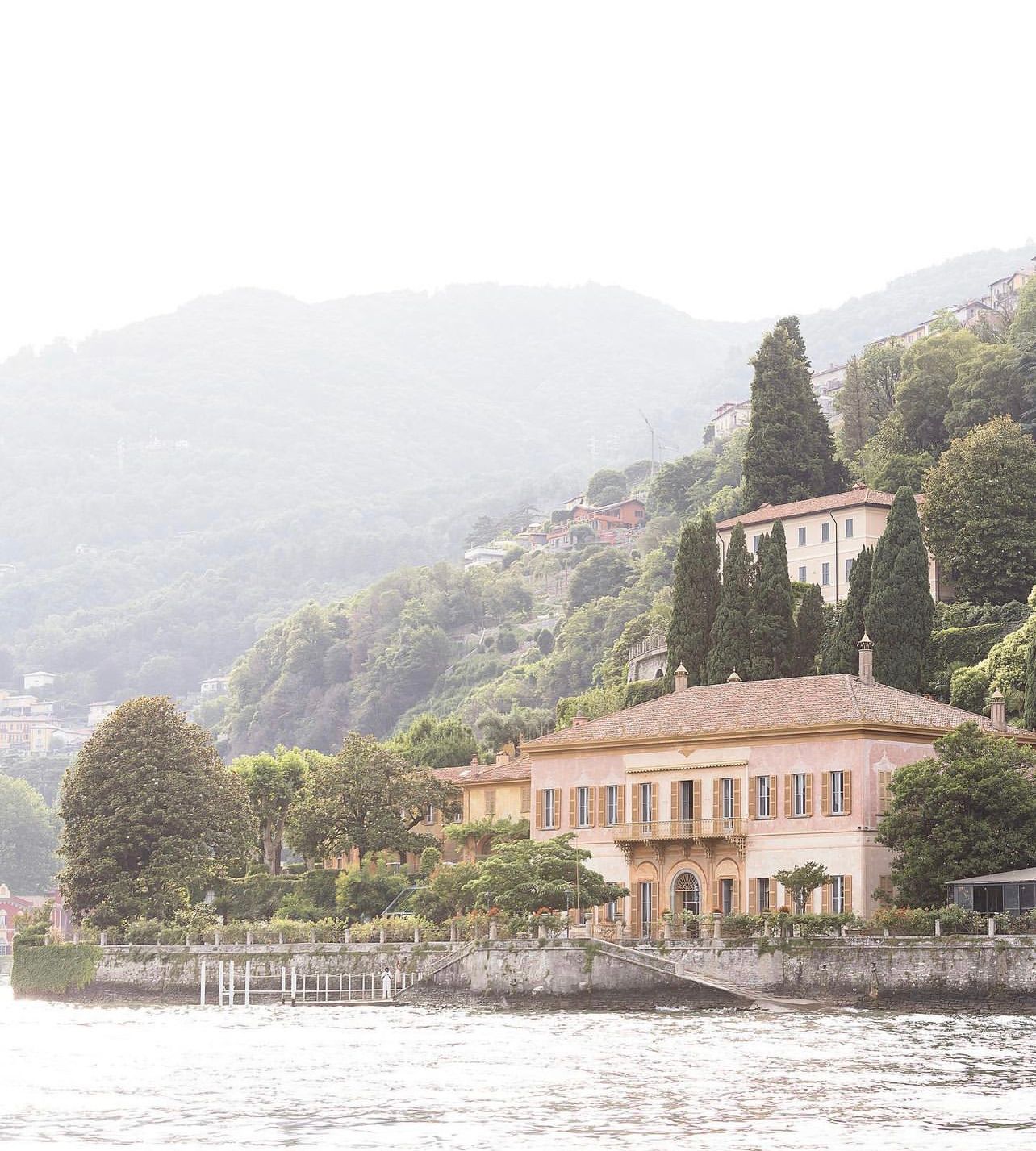 Villa Pizzo wedding on Lake Como with elegant outdoor reception and panoramic lake view in Italy.