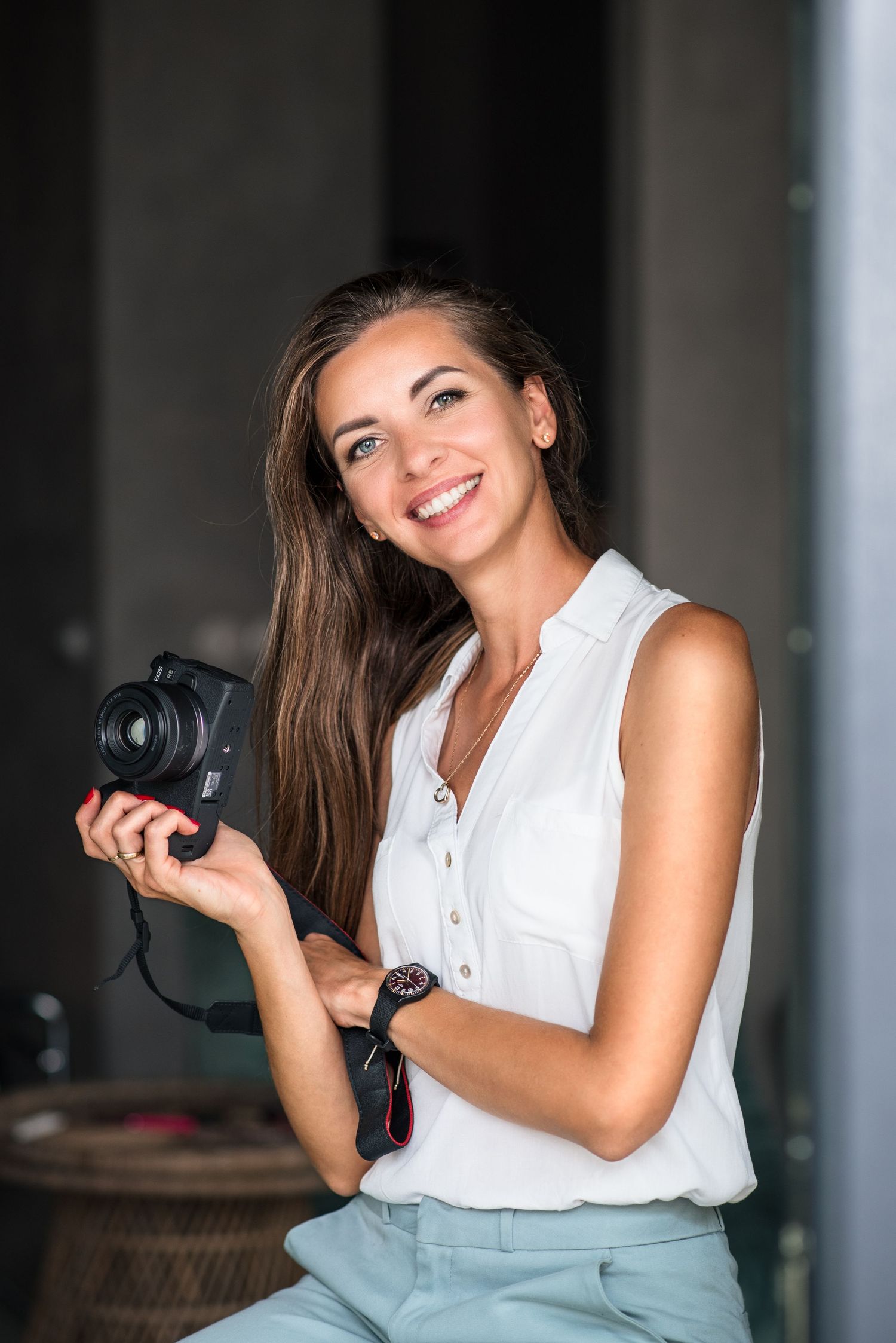 Portrait der Fotografin im Studio LUMEO Fotostudio Horgen