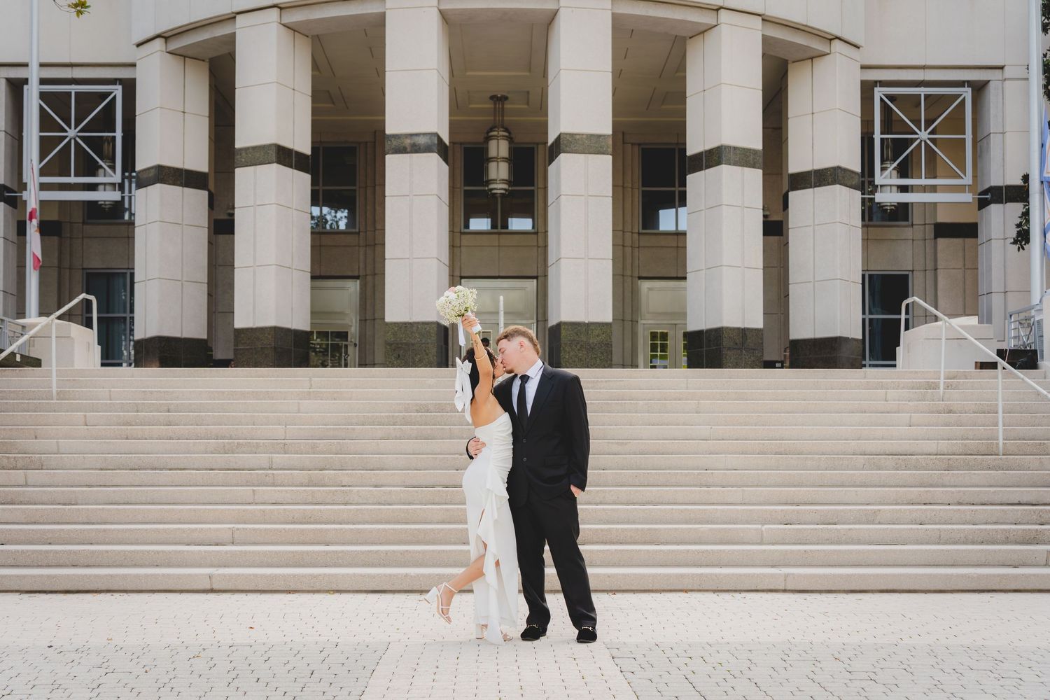 Courthouse wedding photoshoot