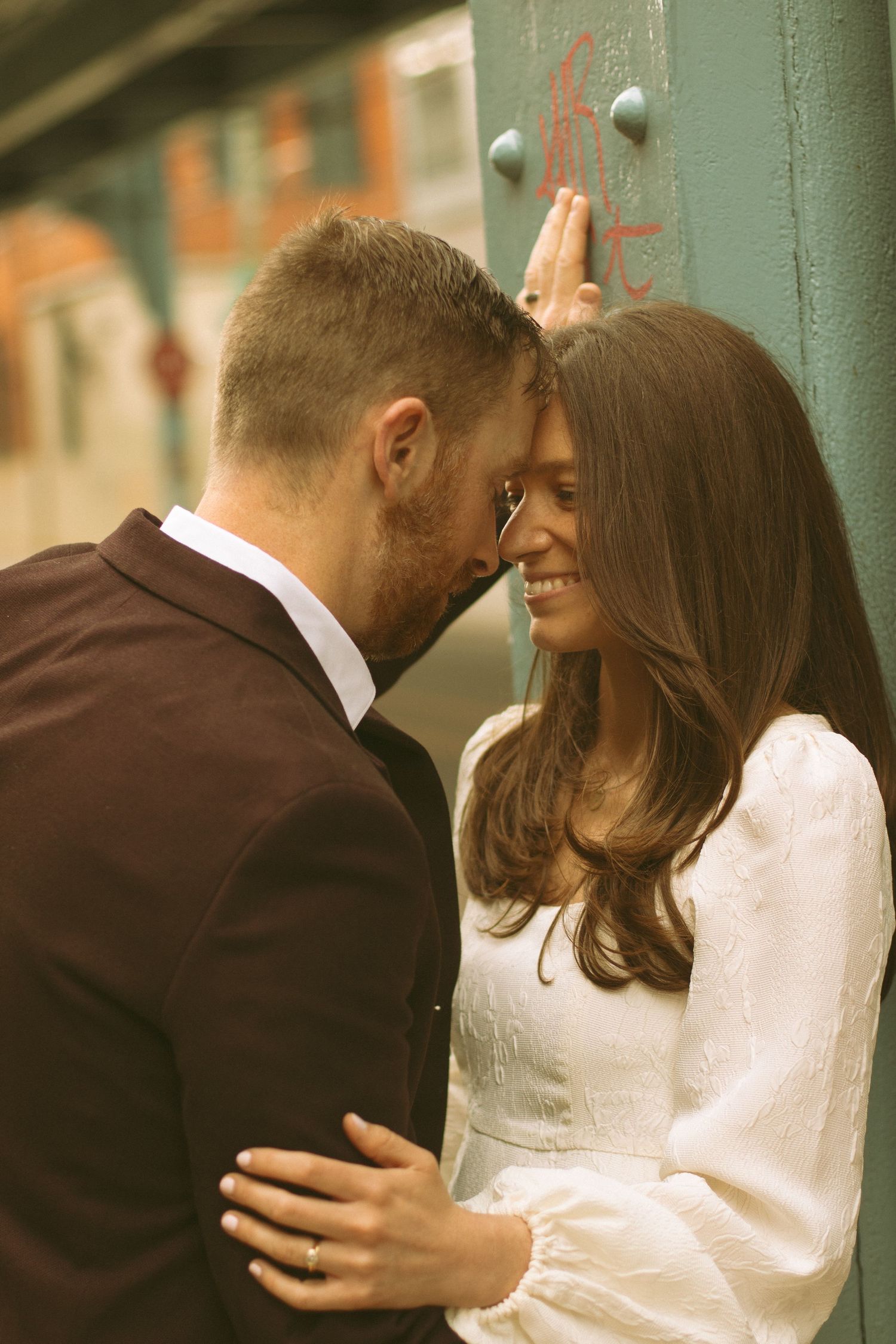 Engagement photos in Fishtown, Philadelphia