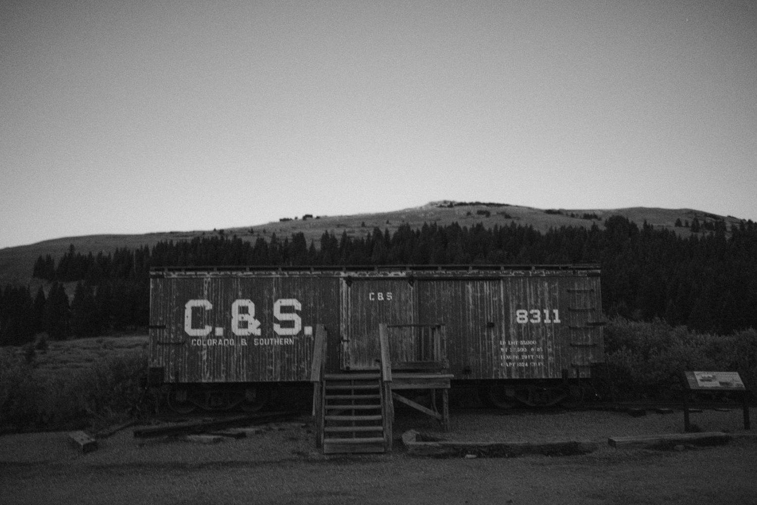 old cbs train car