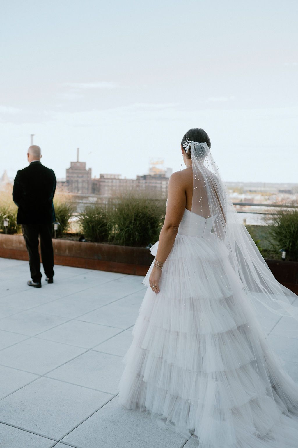 First look wedding photos maryland wedding photographer