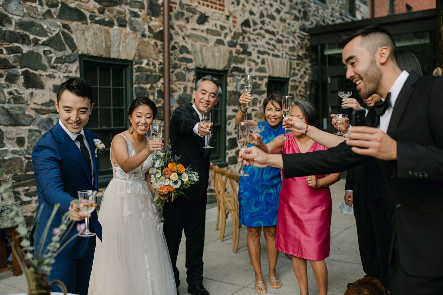 family cheers