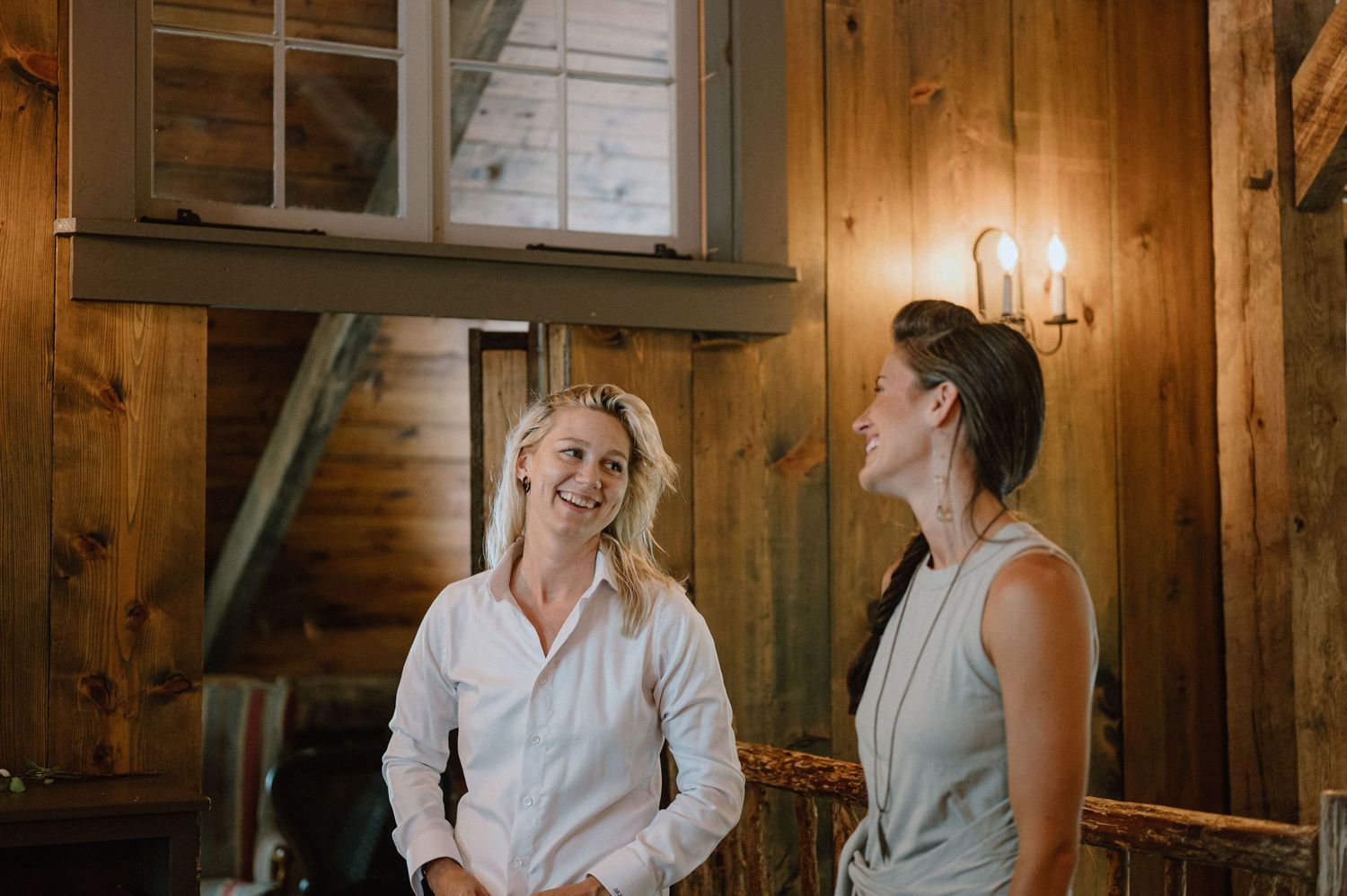 bride laughing