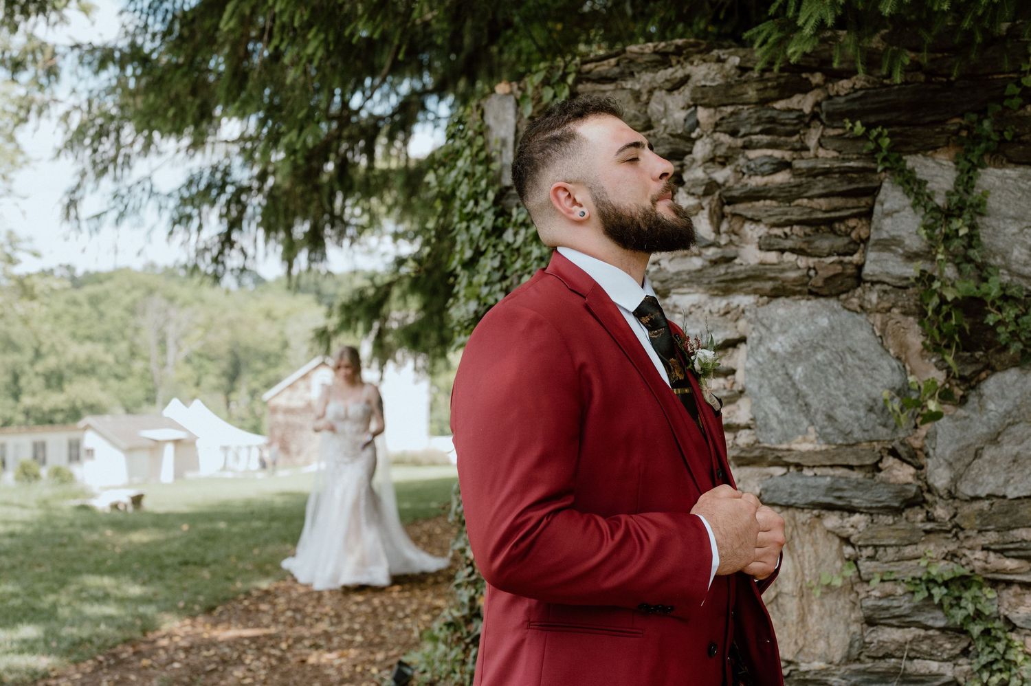 Cold Saturday Farm Wedding Carroll County Maryland Photographer Summer Finksburg