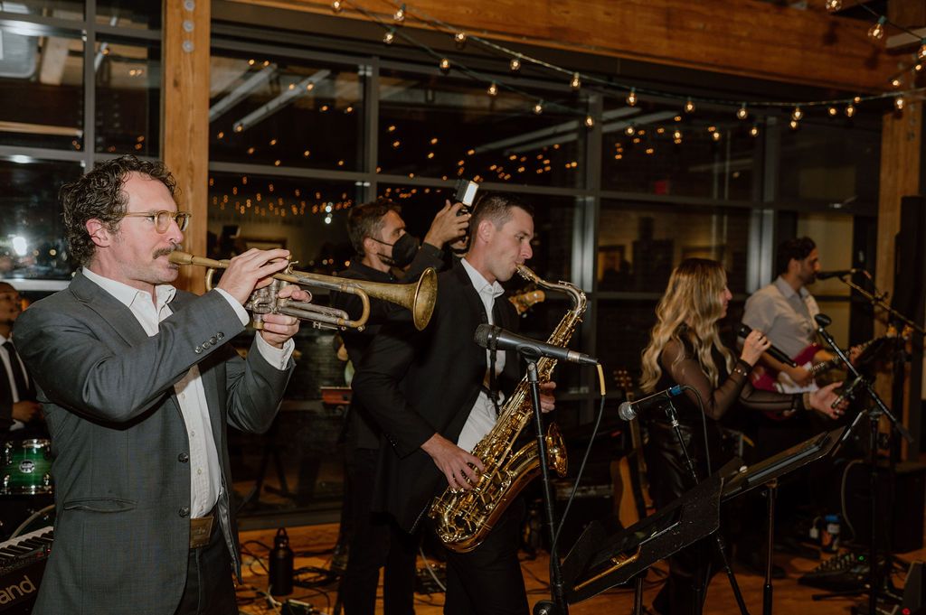 band plays at the frederick douglas maritime museum