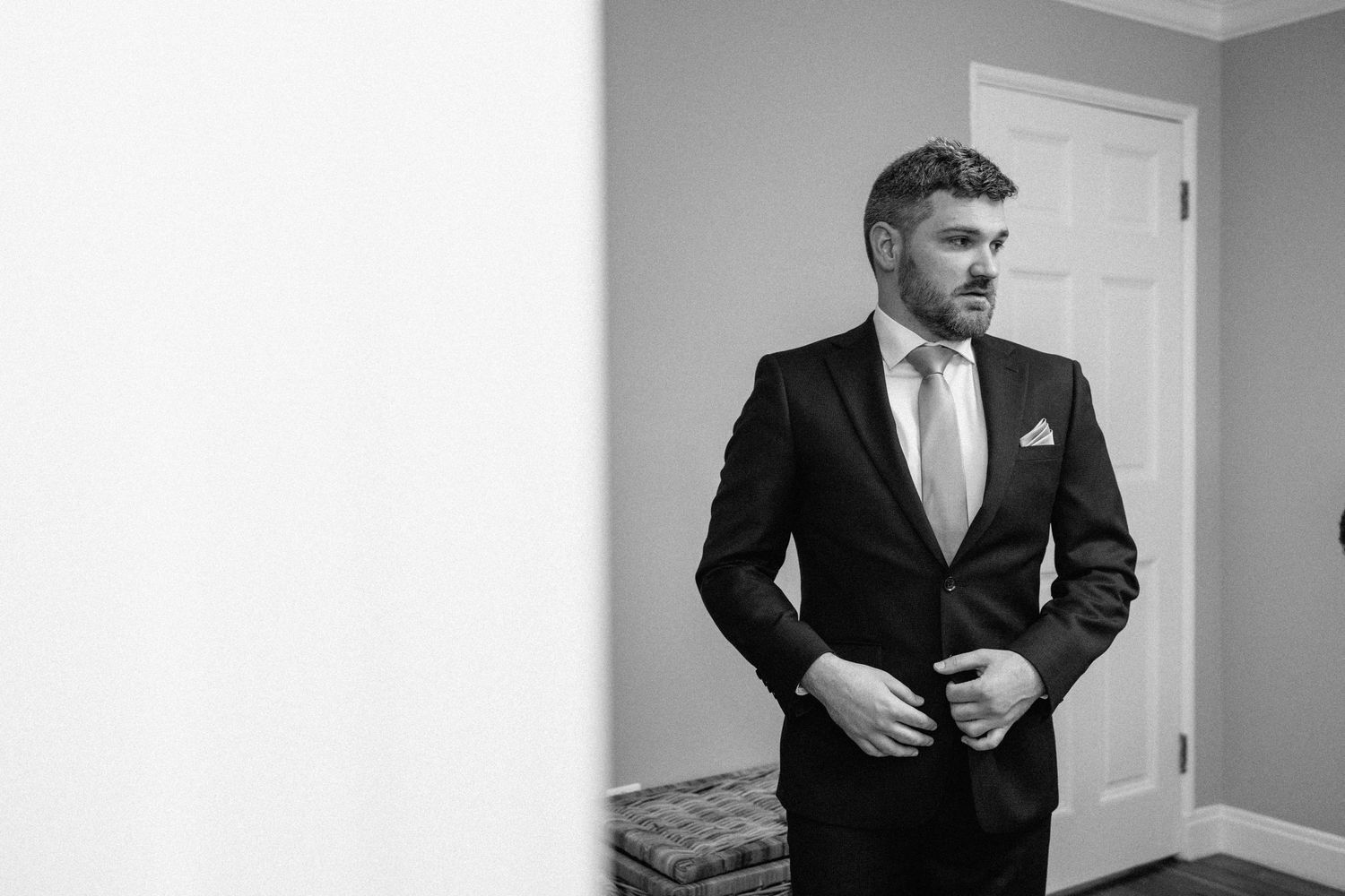 groom getting ready