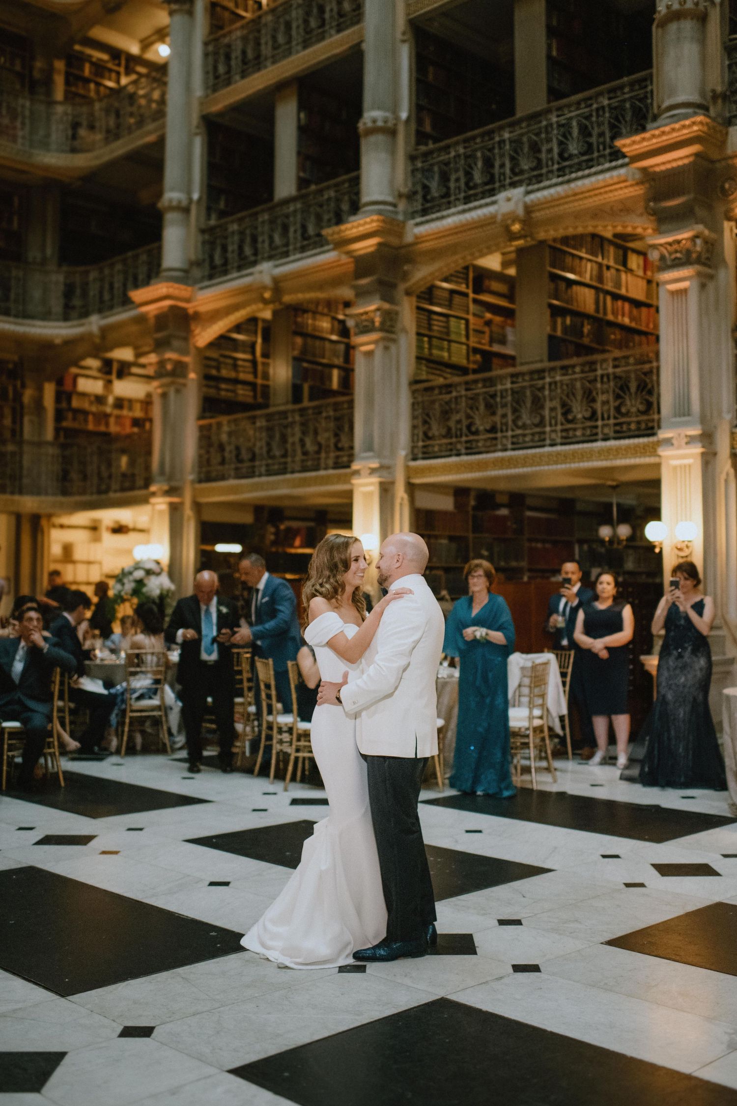 first dance at peabody library in baltimore maryland