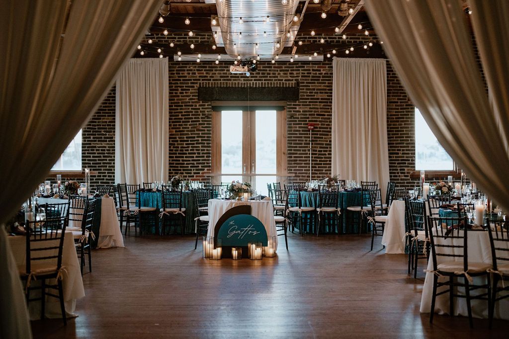 wedding reception space at the frederick douglas maritime museum