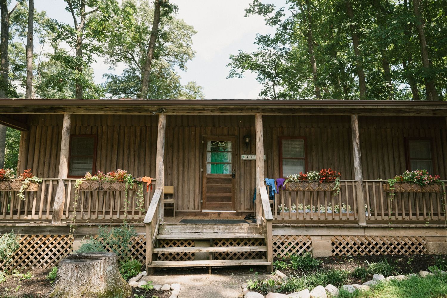 front of bridal cabin