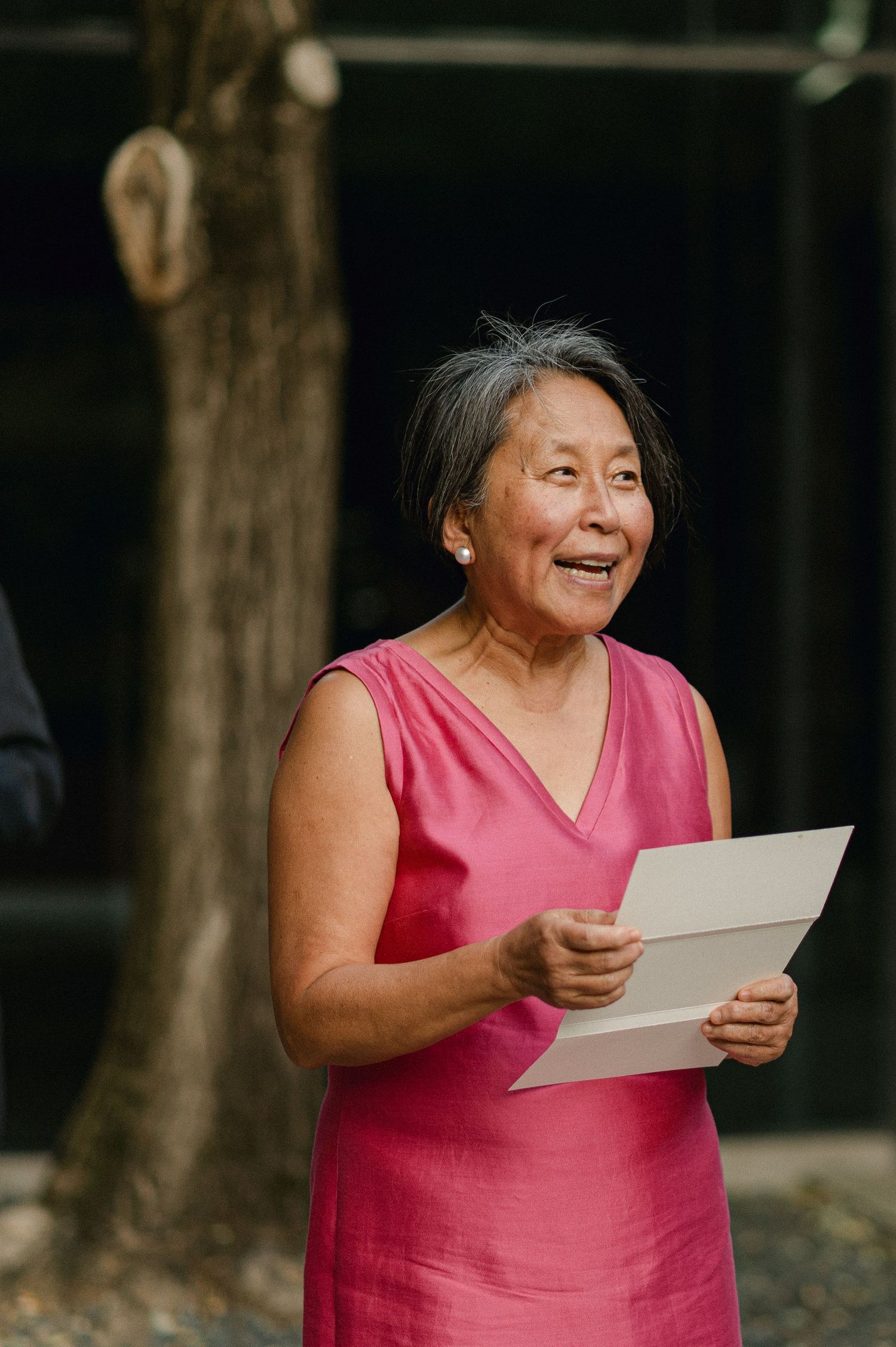 mom give wedding toast