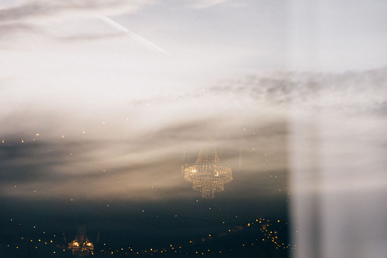 Evening wedding sky