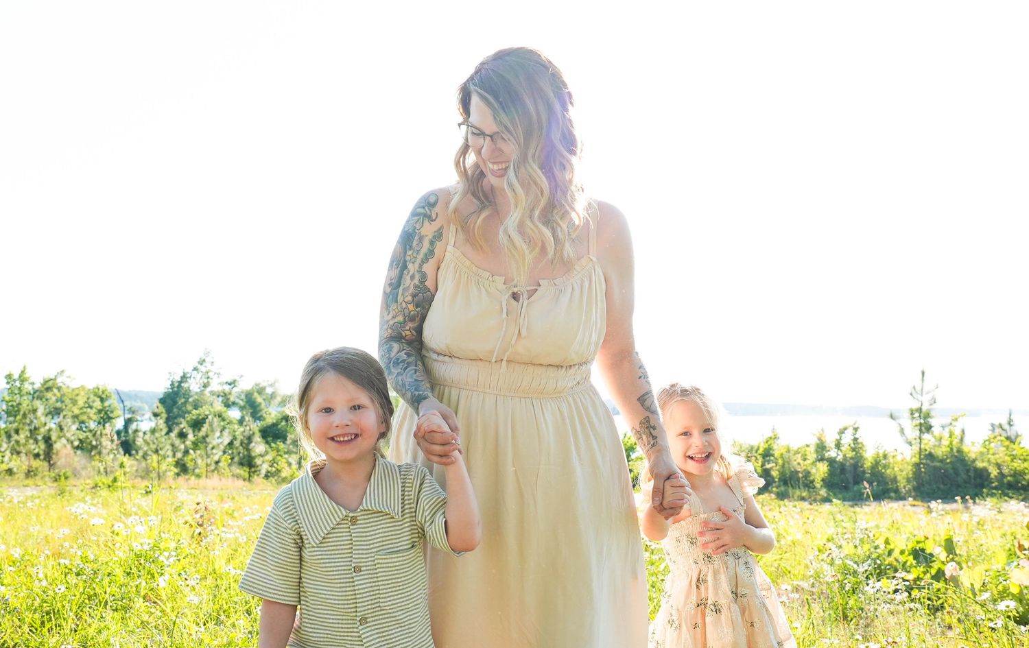 Family photography portraits in Augusta, Georgia and CSRA outdoors