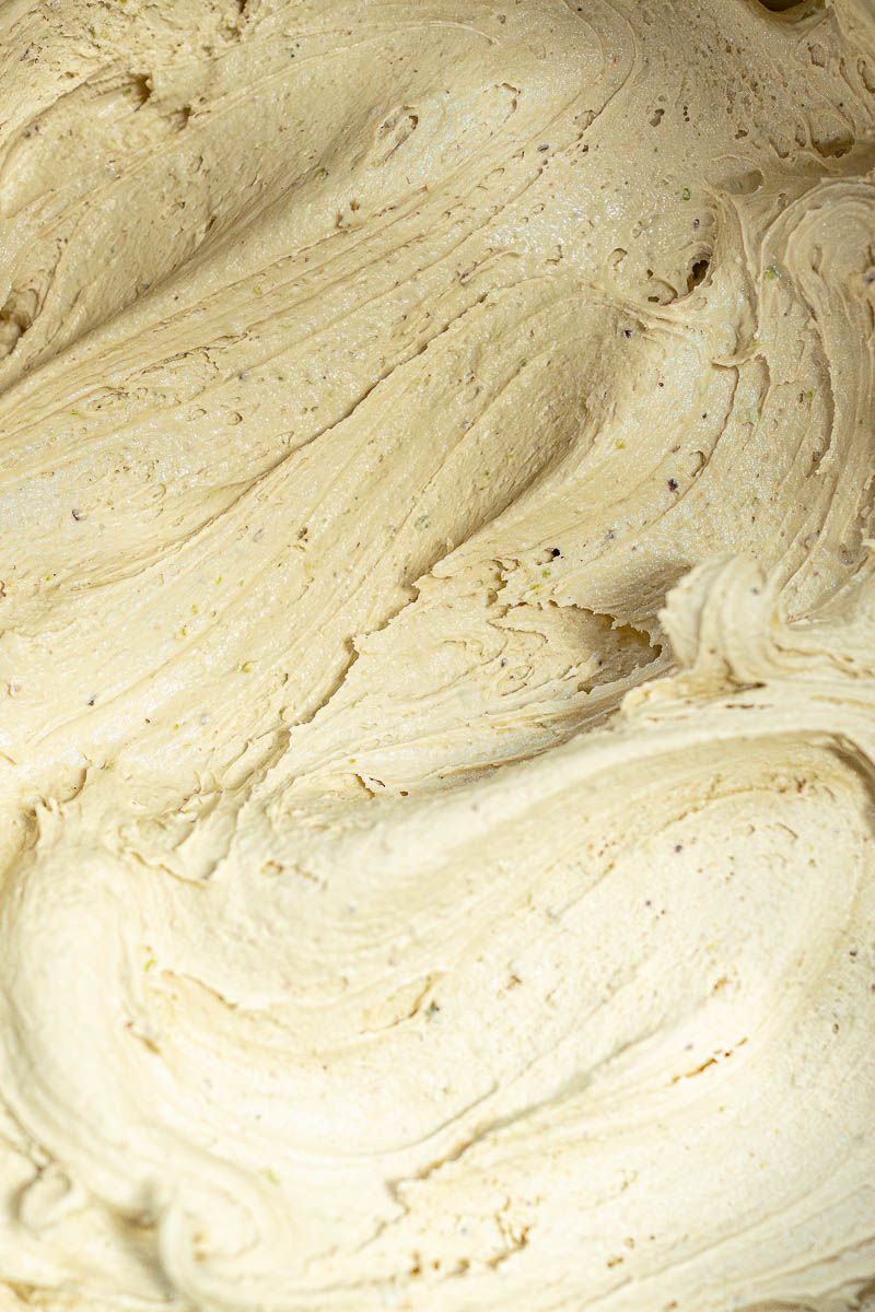 Fresh natural gelato being prepared by hand at Villa Severino, Italian restaurant-pizzeria in Helsinki