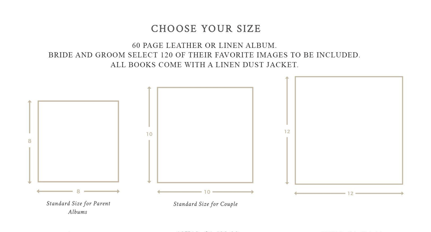 Product sizing template displaying three blank squares for size selection.