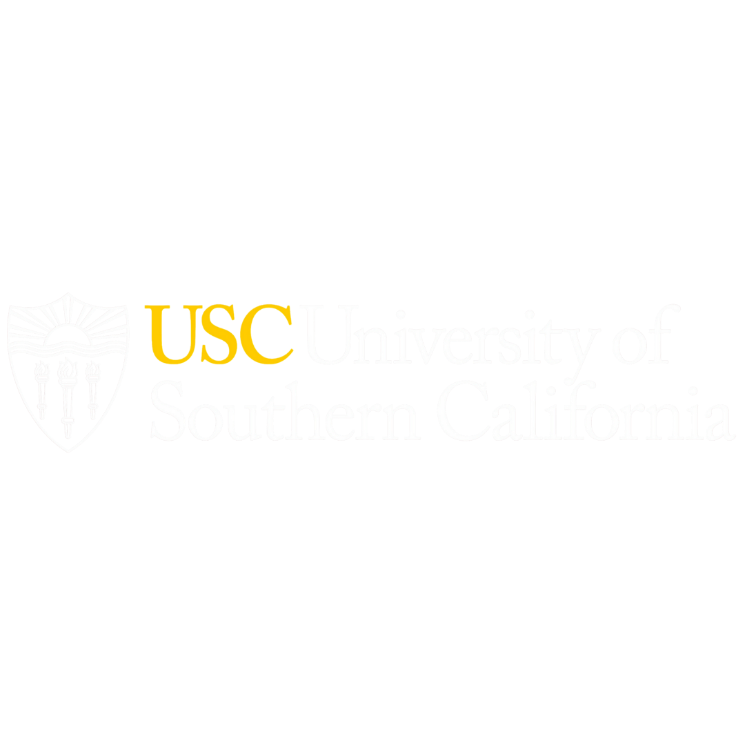 USC text in gold on white background.