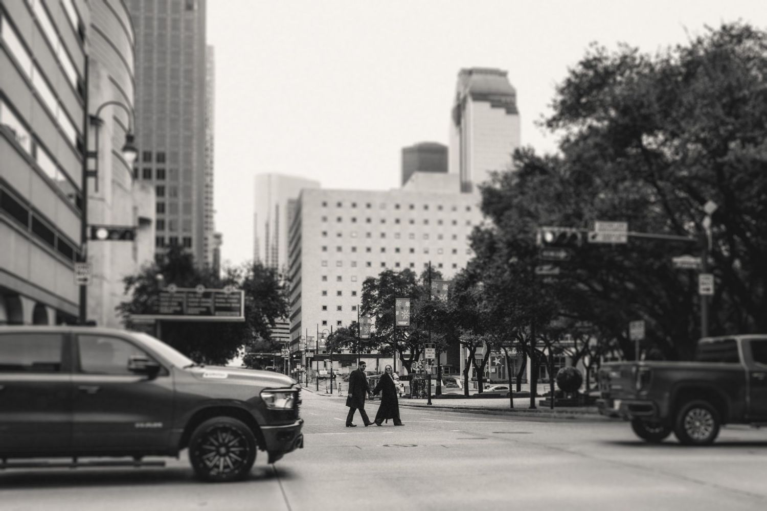 Downtown Houston city street lifestyle photography urban setting