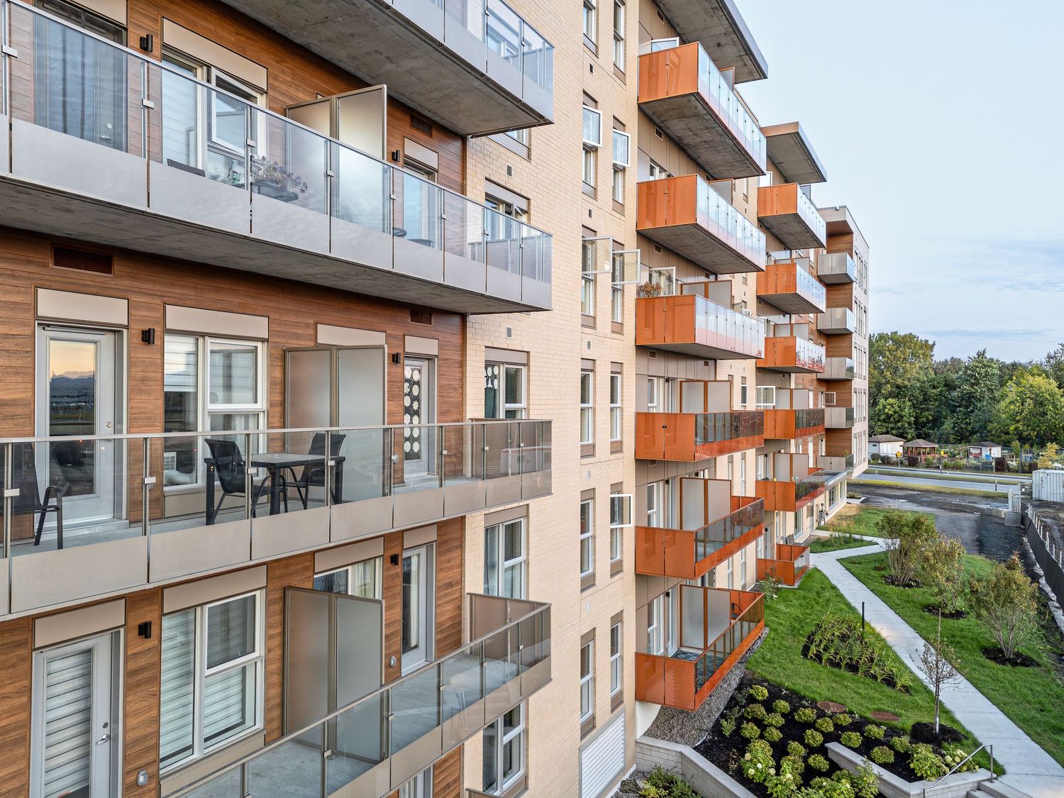 Immeuble Père-Marquette - Logements sociaux. Ville de Québec. Lafond Côté architectes