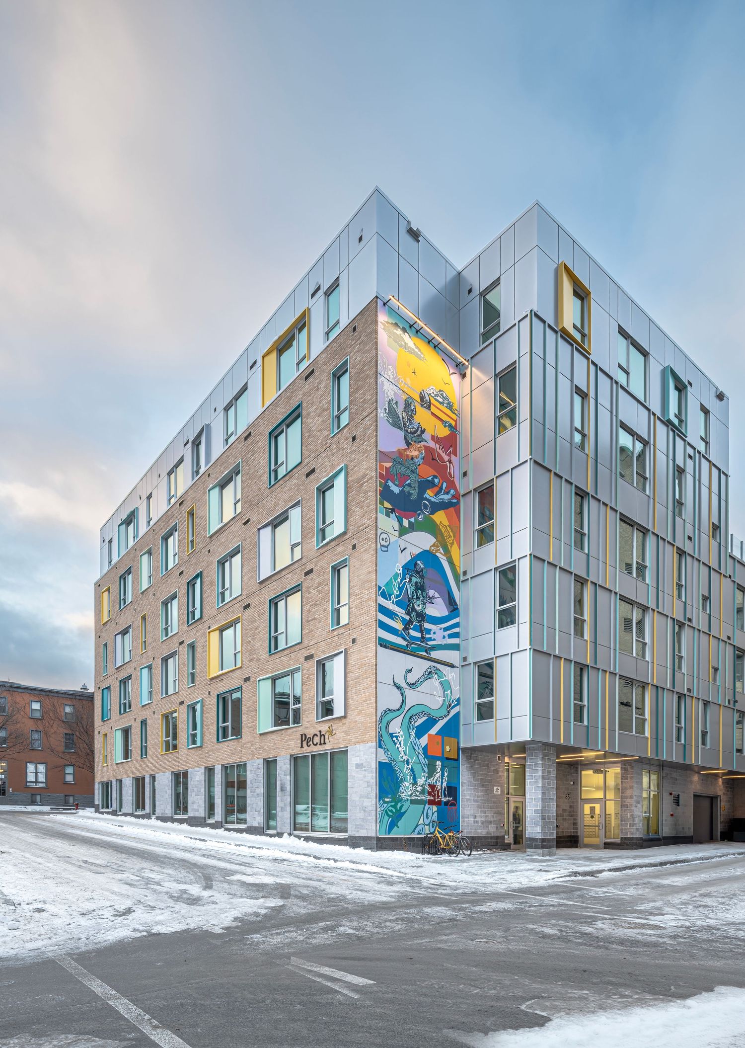 PECH-Bifröst. Logements sociaux. Lafond Côté architectes