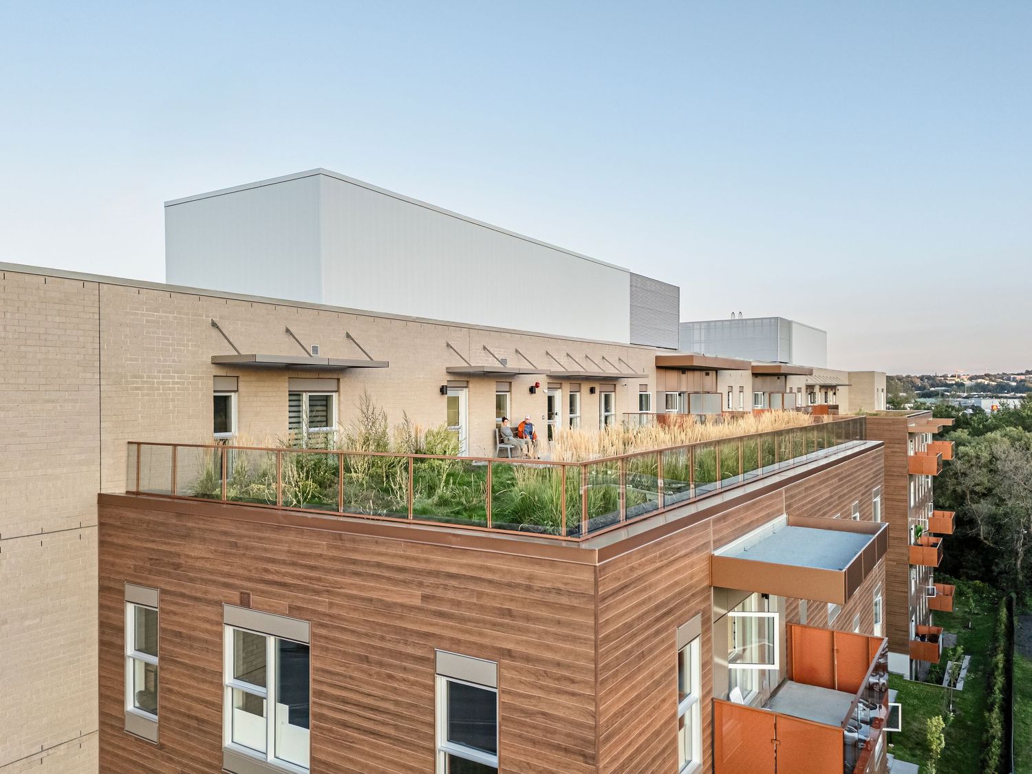 Immeuble Père-Marquette - Logements sociaux. Ville de Québec. Lafond Côté architectes