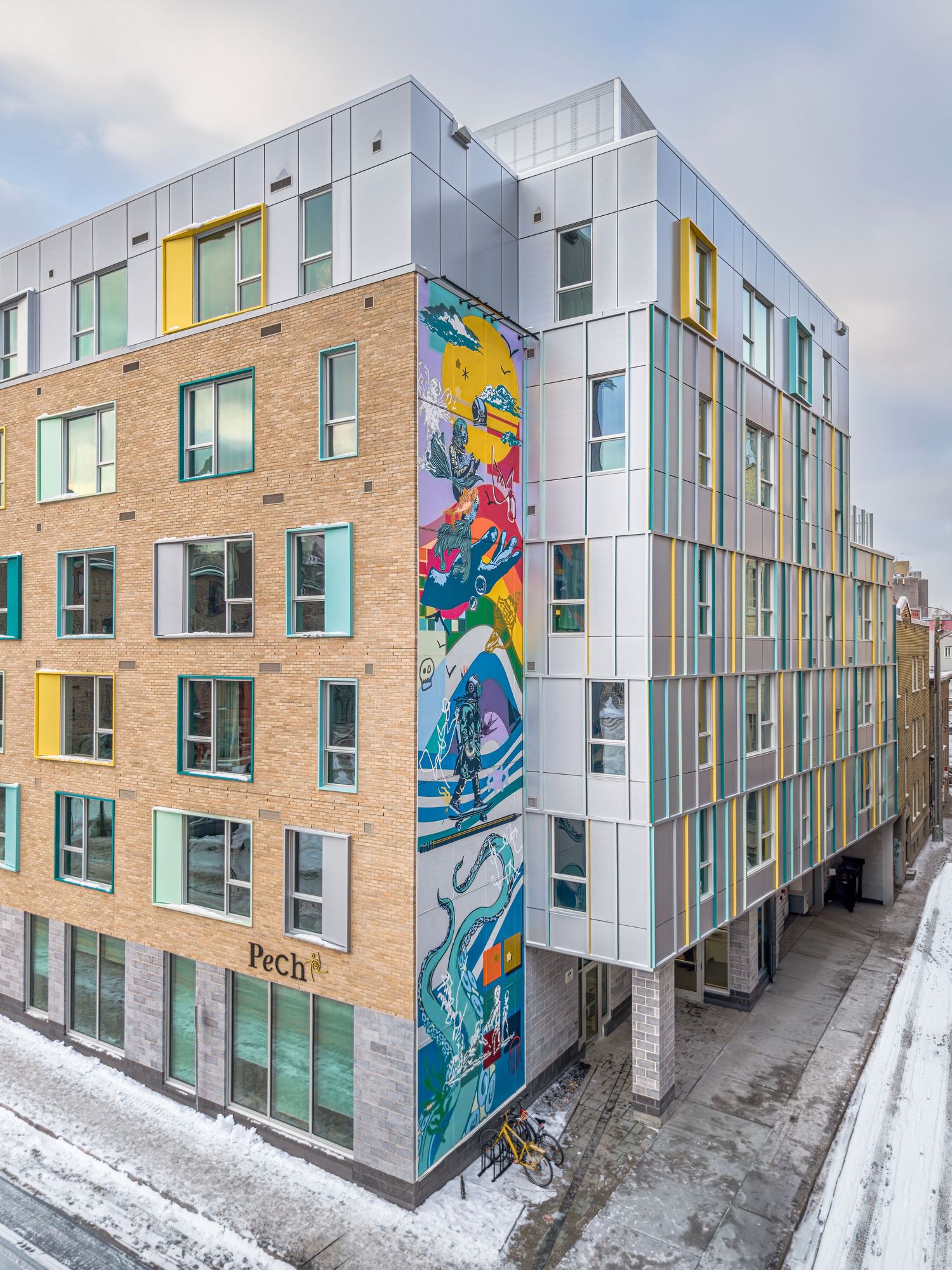 PECH-Bifröst. Logements sociaux. Lafond Côté architectes