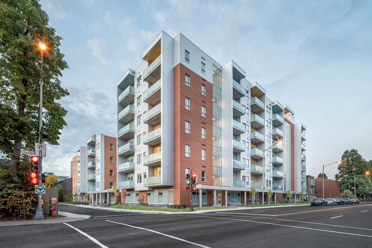 Le Zénith - Logements sociaux. Ville de Québec. Lafond Côté architectes