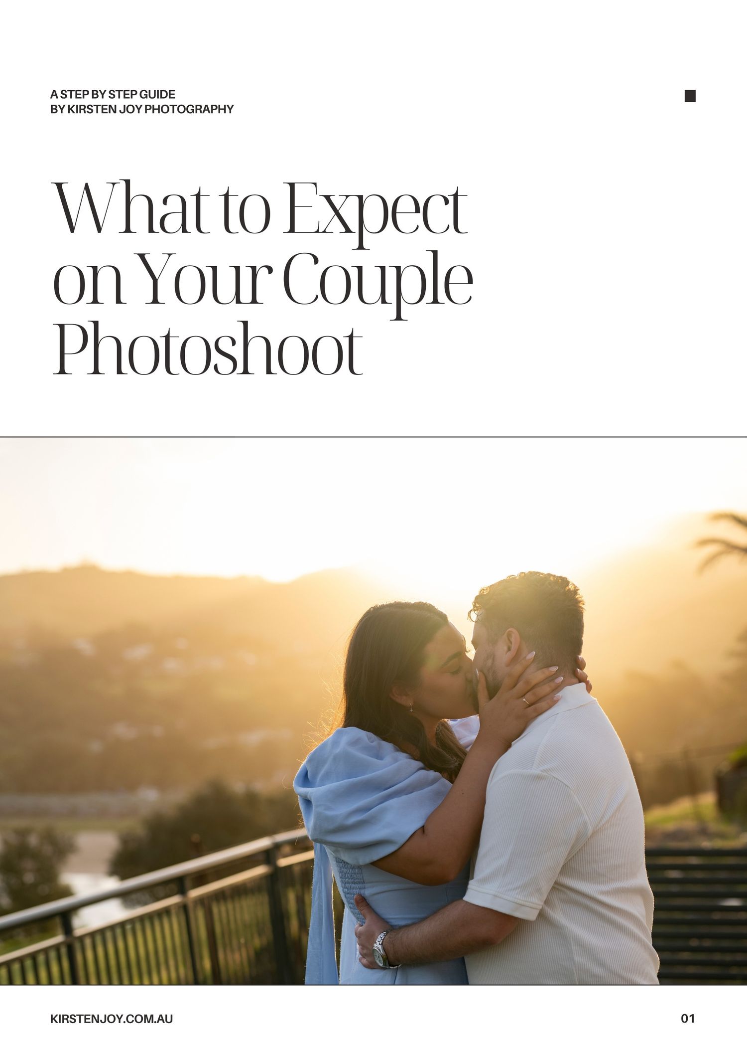 What to expect on your couple photo shoot.