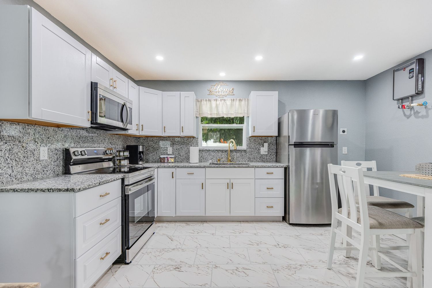Modern kitchen real estate photography Tampa Bay