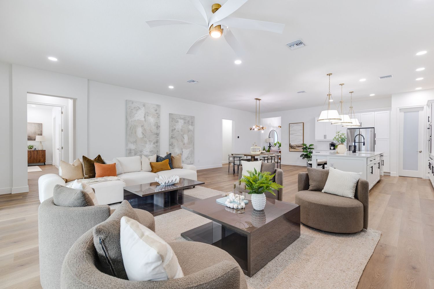 Living room real estate photography Tampa Bay by Sunlit Space