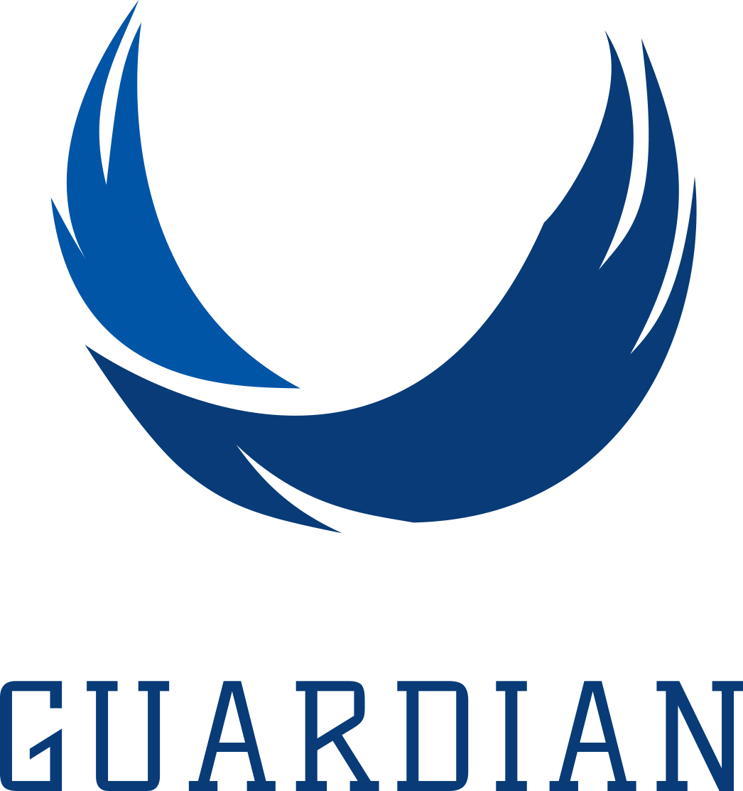 Blue crescent moon logo designs arranged in a horizontal row.