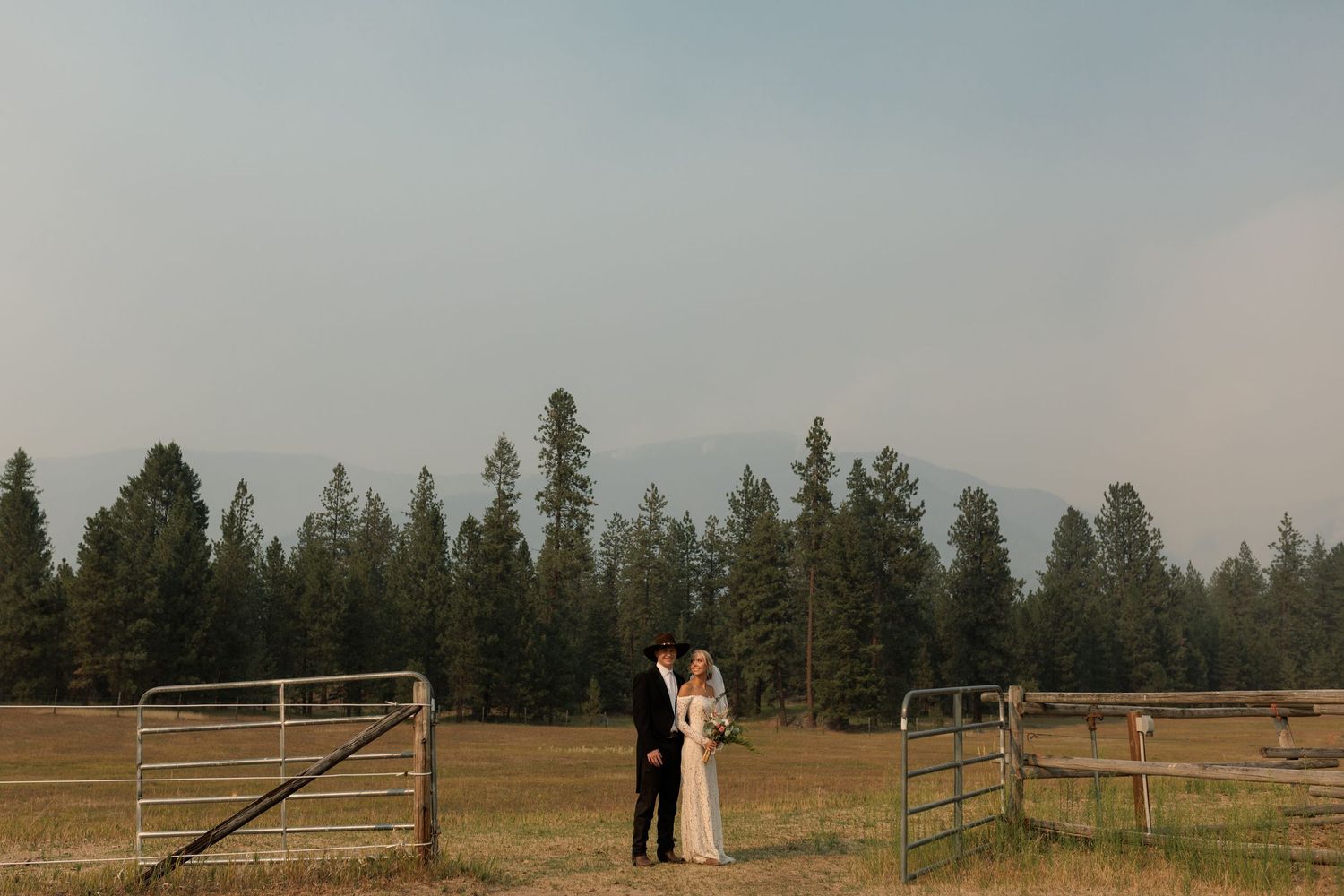 Whitefish MT wedding photographer capturing couple at Whitefish