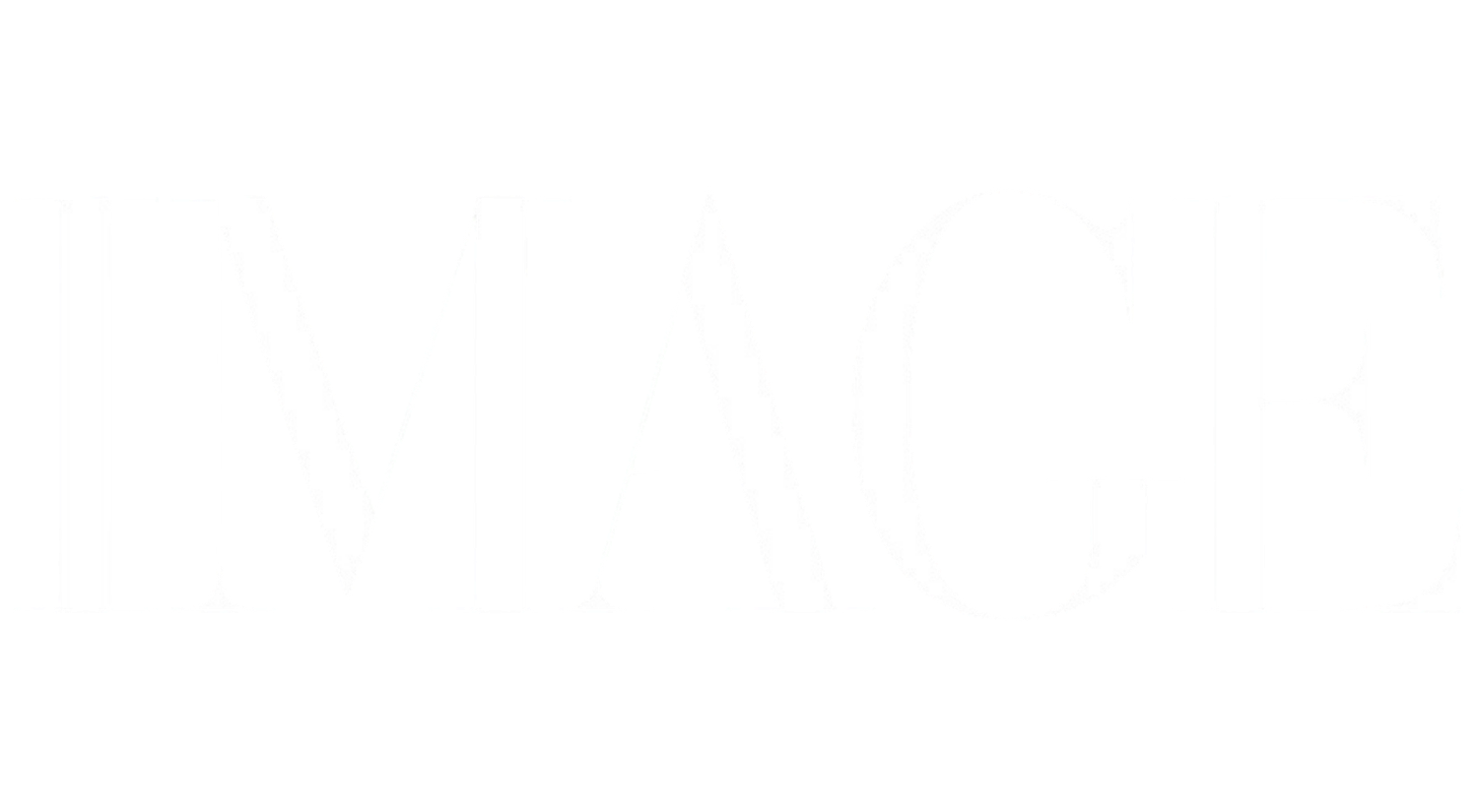 A minimalist white circular logo design on a clean white background.