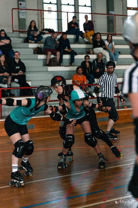 Photo de roller derby lors des championnats de France