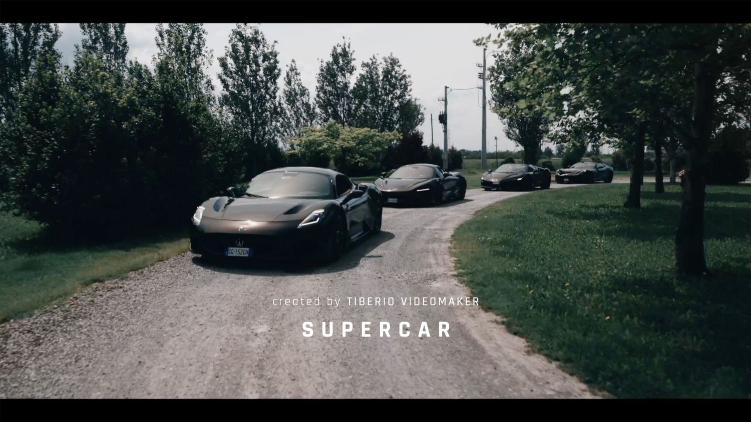 Videomaker con base a Roma, Cinematic cars, Motors