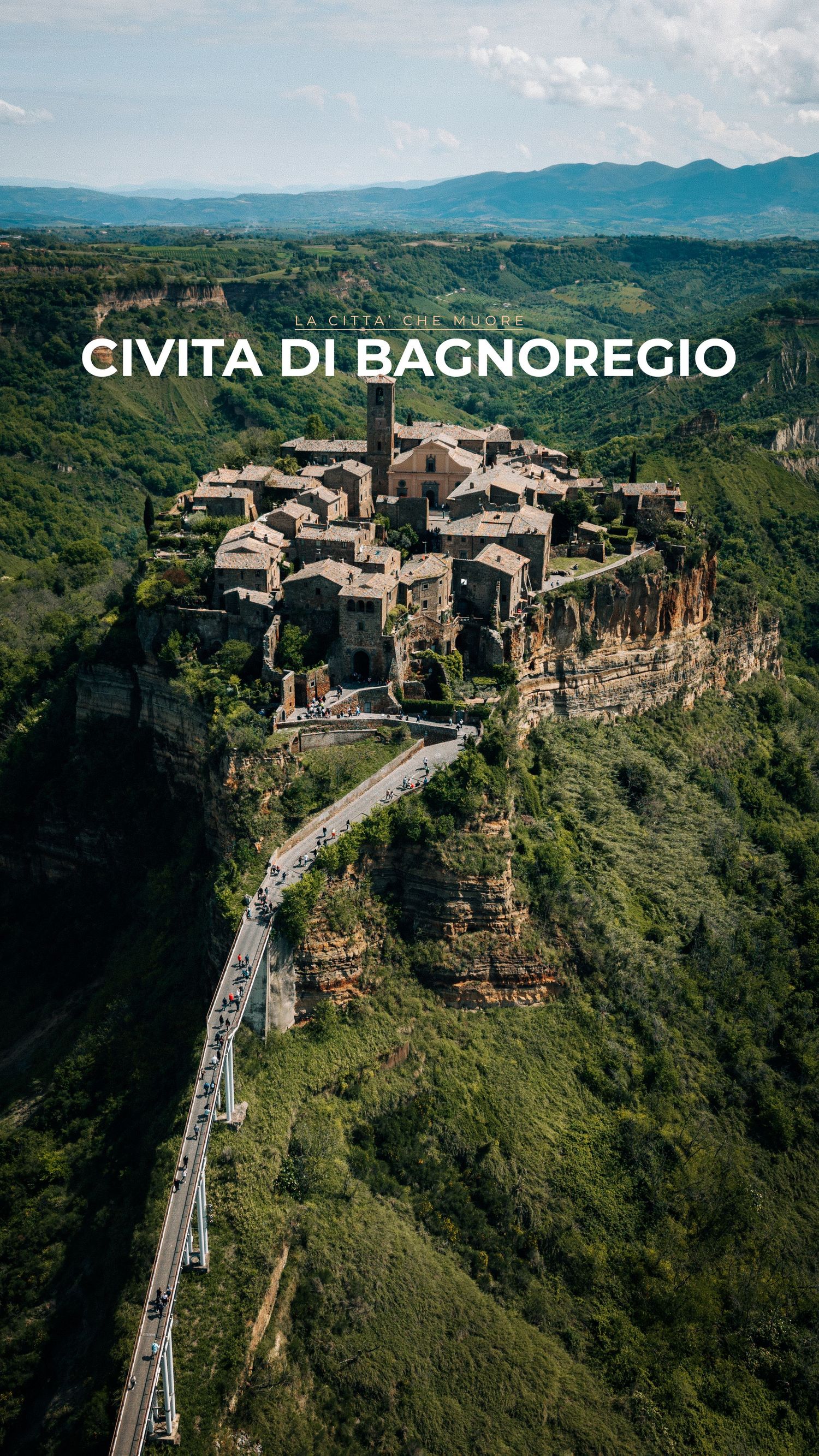 Civita di Bagnoregio, drone video, drone pilot