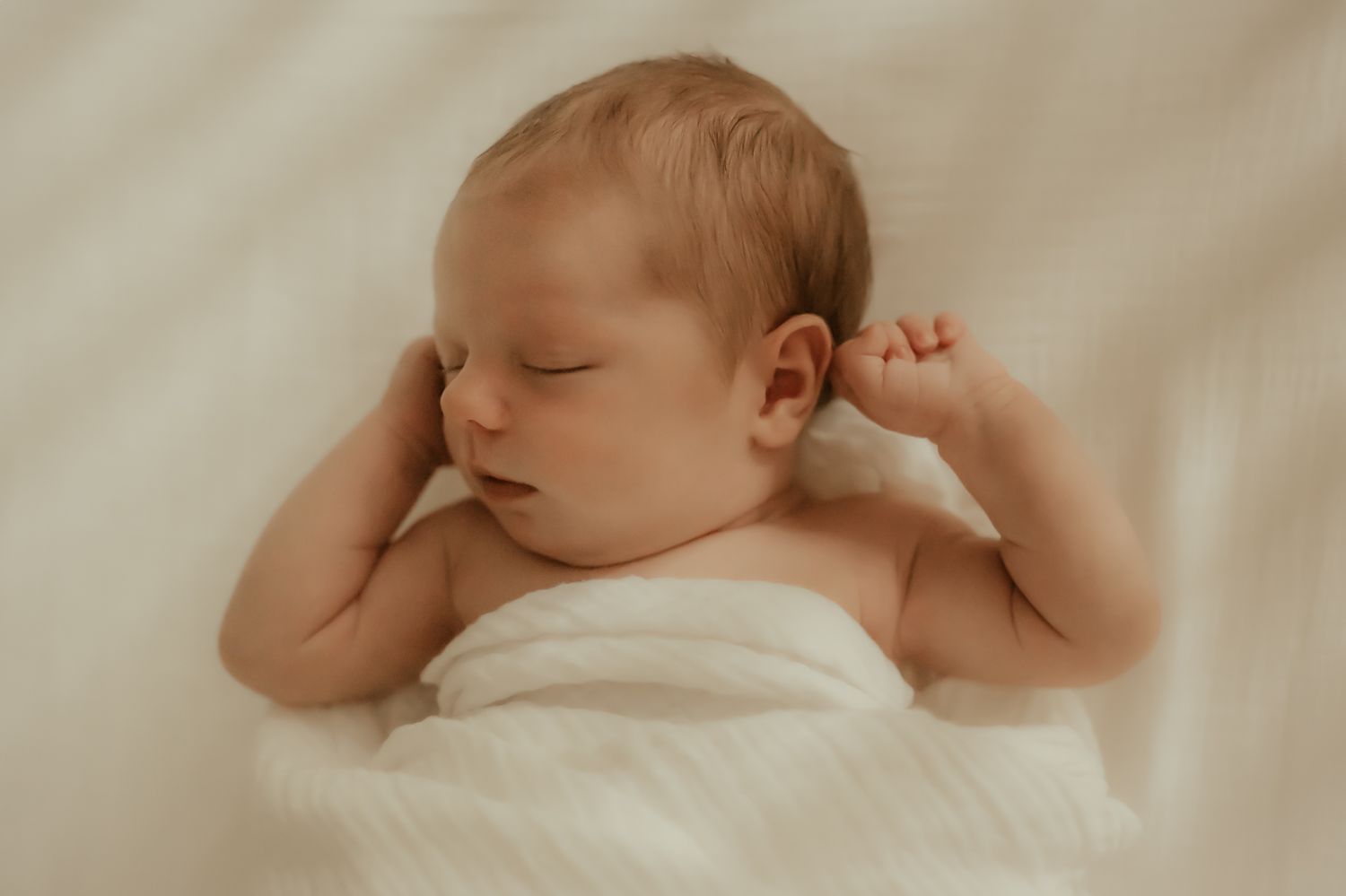 In-home newborn photography in Moore County, NC