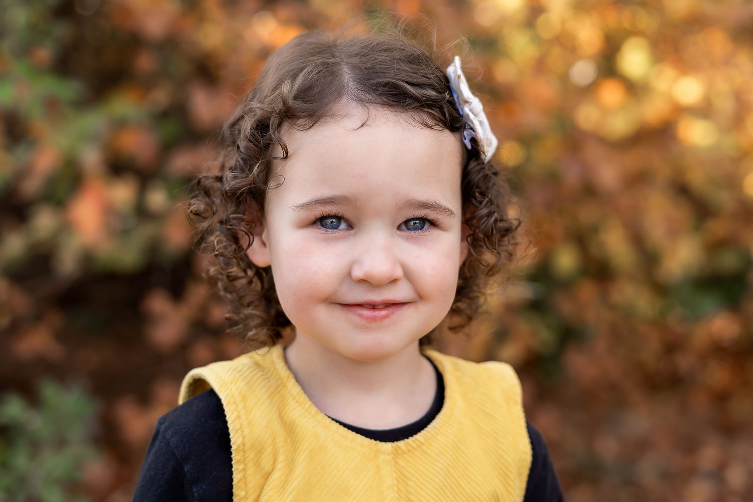 Outdoor preschool portraits in Moore County, NC