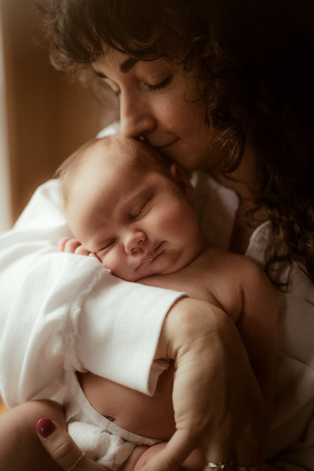 In-home newborn photography in Moore County, NC