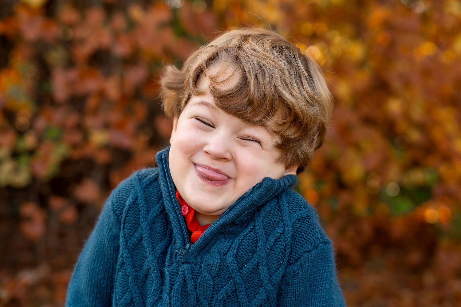 Outdoor preschool portraits in Moore County, NC