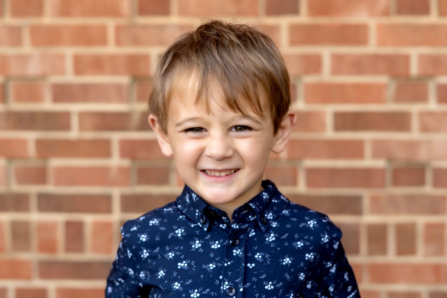 Outdoor preschool portraits in Moore County, NC