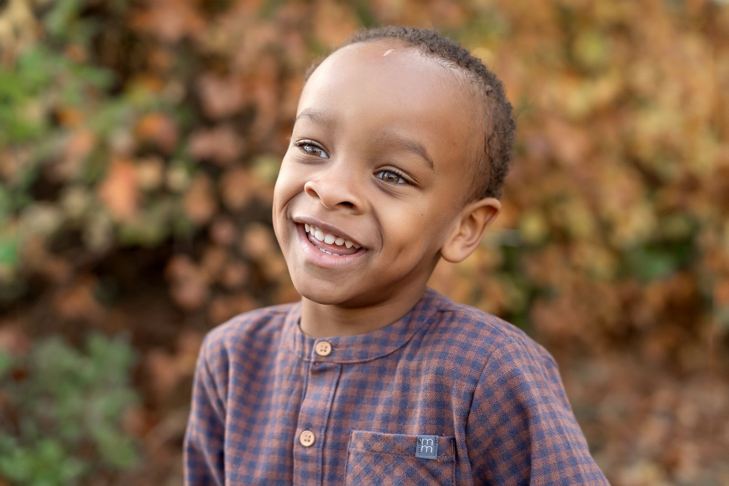 Outdoor preschool portraits in Moore County, NC