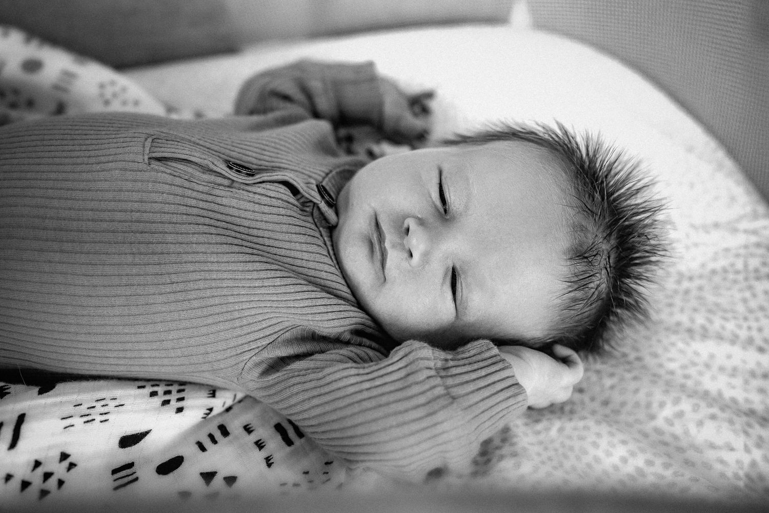 In-home newborn photography in Moore County, NC
